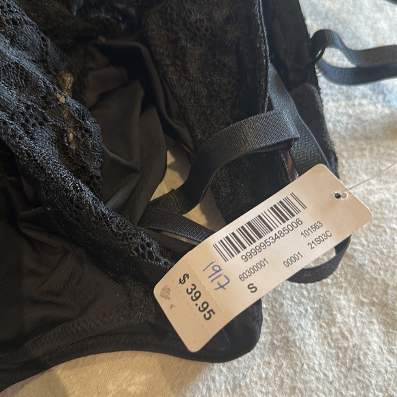 La vie en rose black lace teddy - Picture 9 of 9